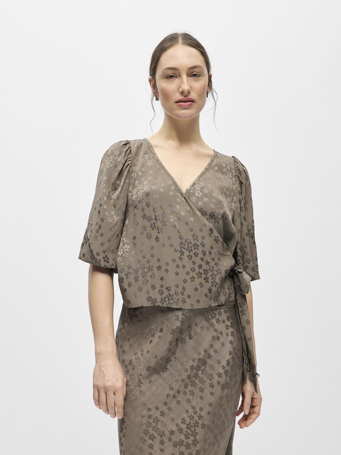 OBJBELA Top - Morel - VERO MODA & VILA Bergvik